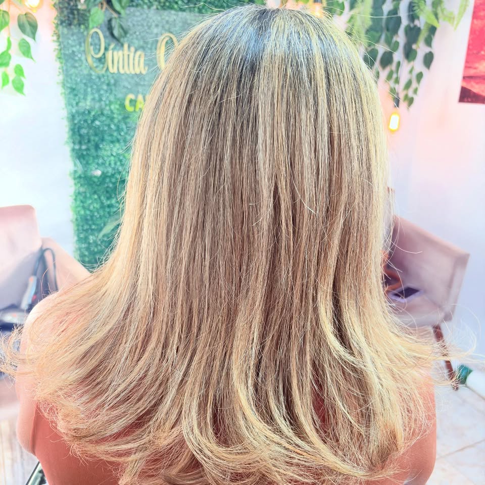 Cabelo iluminado